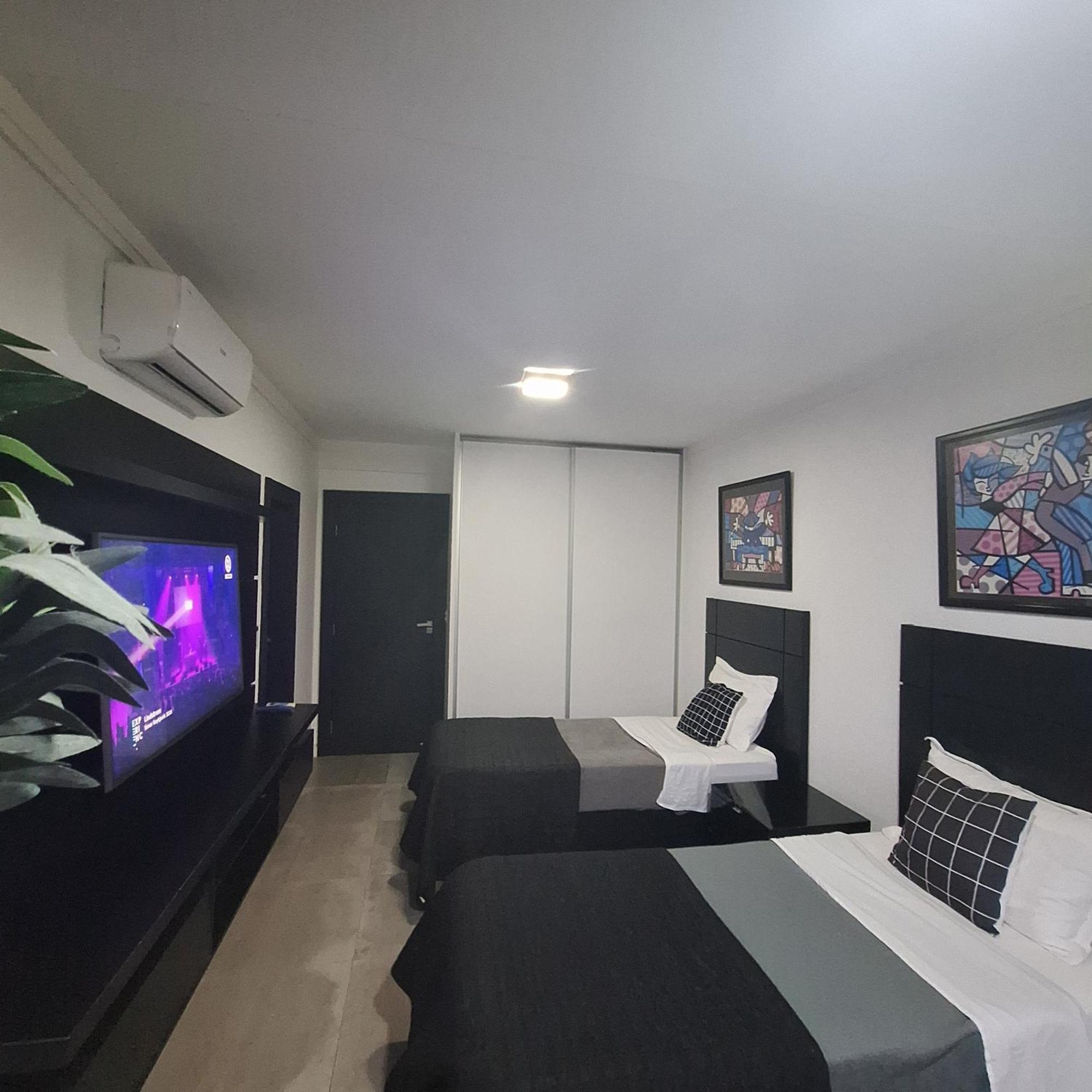 Apartamento Frente Mar Moderno 130M2 Santos (Sao Paulo) Exterior foto