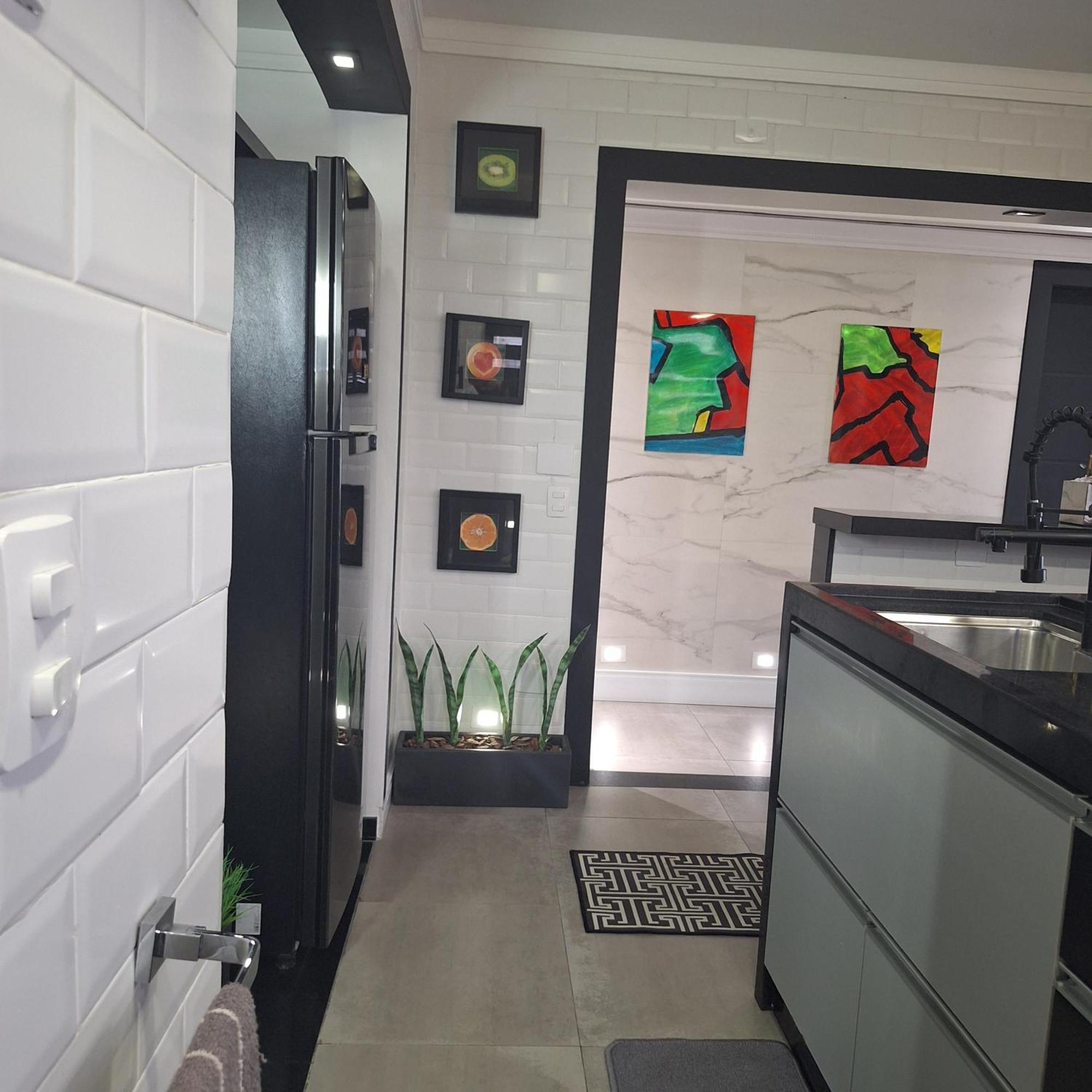 Apartamento Frente Mar Moderno 130M2 Santos (Sao Paulo) Exterior foto
