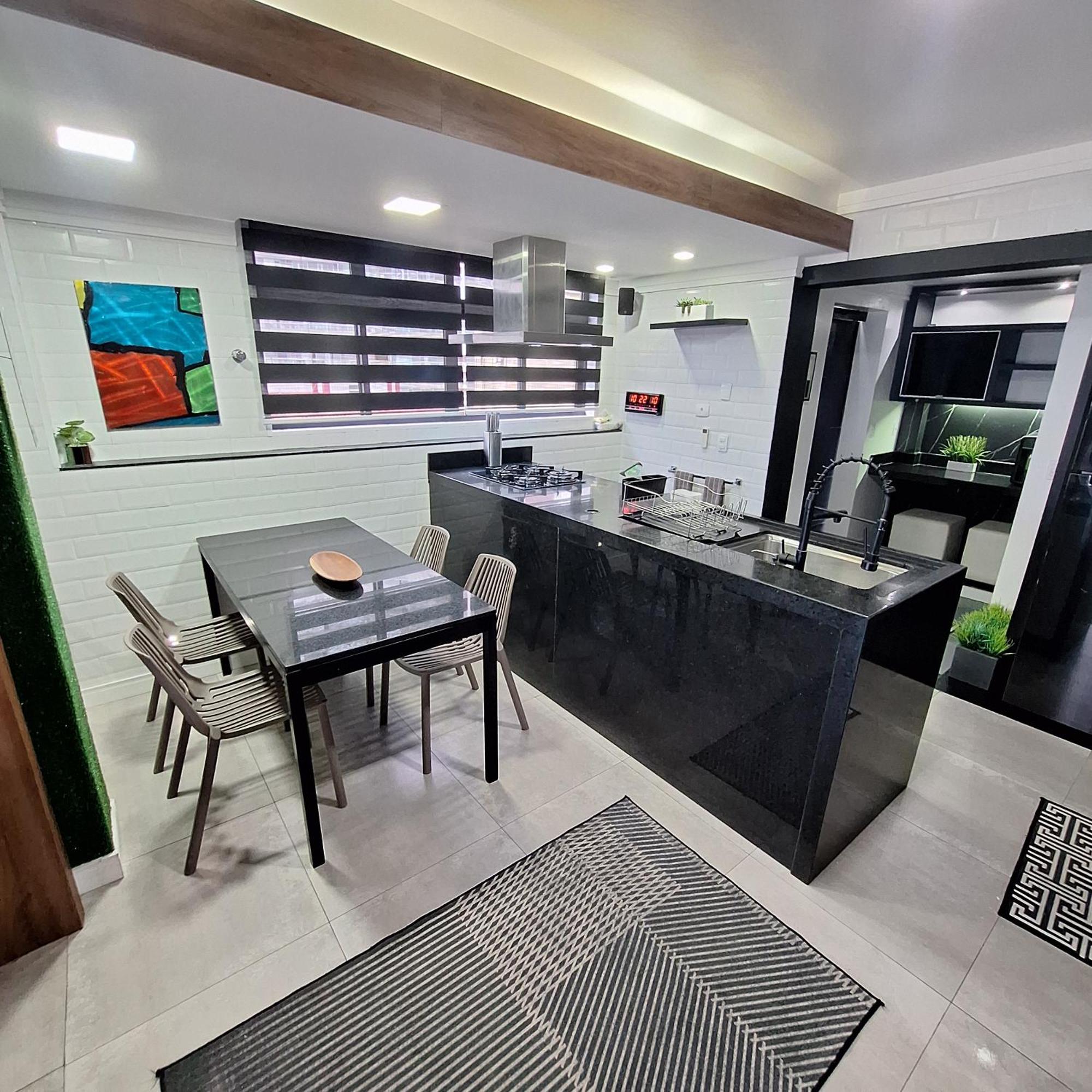 Apartamento Frente Mar Moderno 130M2 Santos (Sao Paulo) Exterior foto