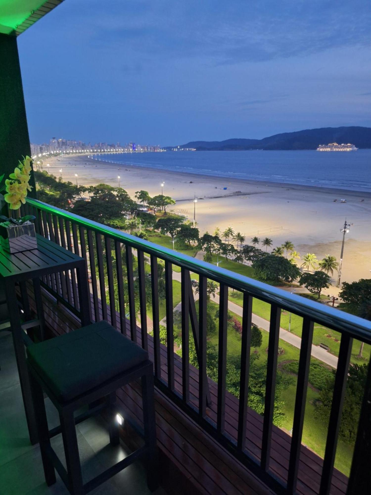 Apartamento Frente Mar Moderno 130M2 Santos (Sao Paulo) Exterior foto